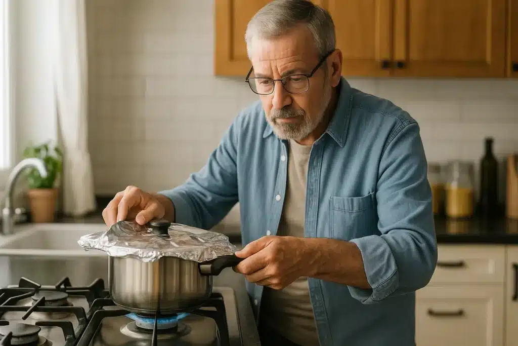 Esse truque com papel alumínio na panela pode economizar gás