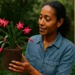 Flor-de-maio plantada em xaxim floresce mais