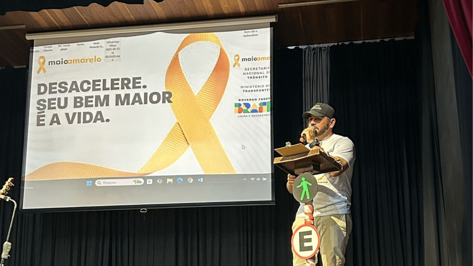 Maio Amarelo: Camaquã promove evento sobre conscientização no trânsito