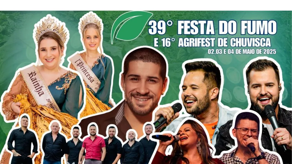 Começa nesta sexta a 39ª Festa do Fumo e a 16ª Agrifest