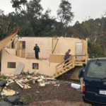 Tornado atinge 250 casas em Erval Grande no norte do RS