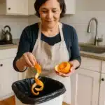 Por que colocar cascas de laranja no lixo muda o cheiro da cozinha inteira