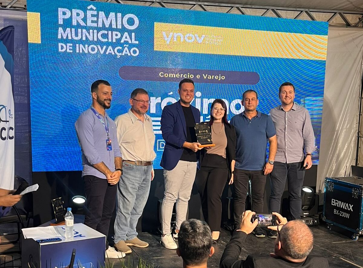 Cerimônia de entrega do Prêmio Municipal de Inovação 2025 acontece na ExpoCamaquã 2025. Foto: Divulgação