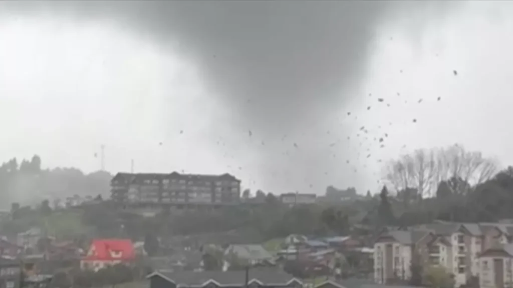 Alerta: frente fria gera tornado no Chile e avança ao RS
