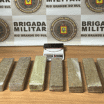 Brigada Militar prende traficante com mais de 7kg de maconha em Tapes