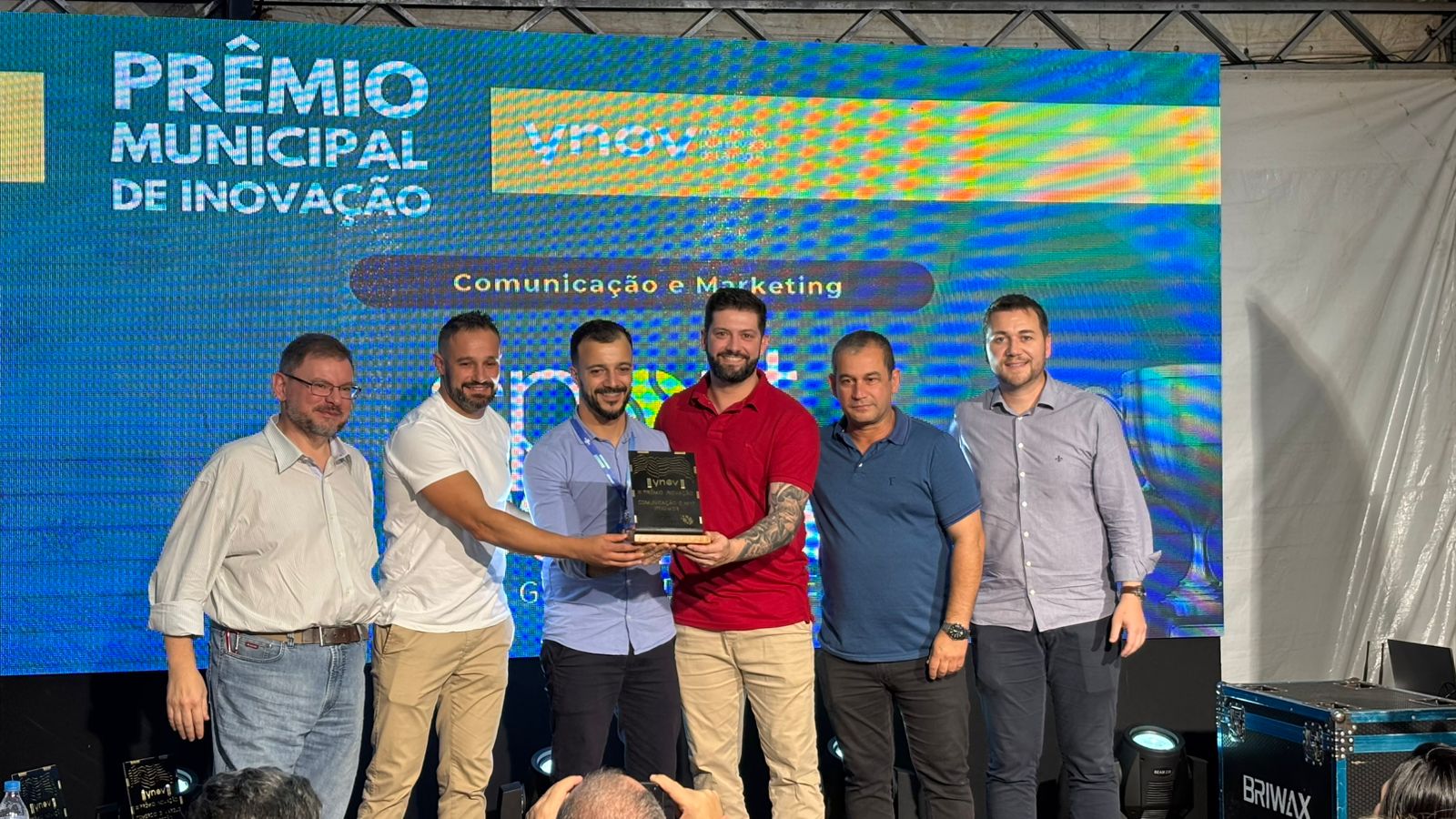 Cerimônia de entrega do Prêmio Municipal de Inovação 2025 acontece na ExpoCamaquã 2025