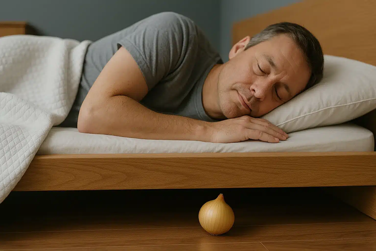 Descubra o truque curioso de colocar cebola embaixo da cama para melhorar seu sono e purificar o ambiente