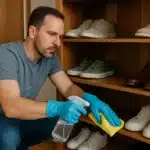 Esse método de limpar a sapateira acaba com o cheiro de chulé em 10 minutos