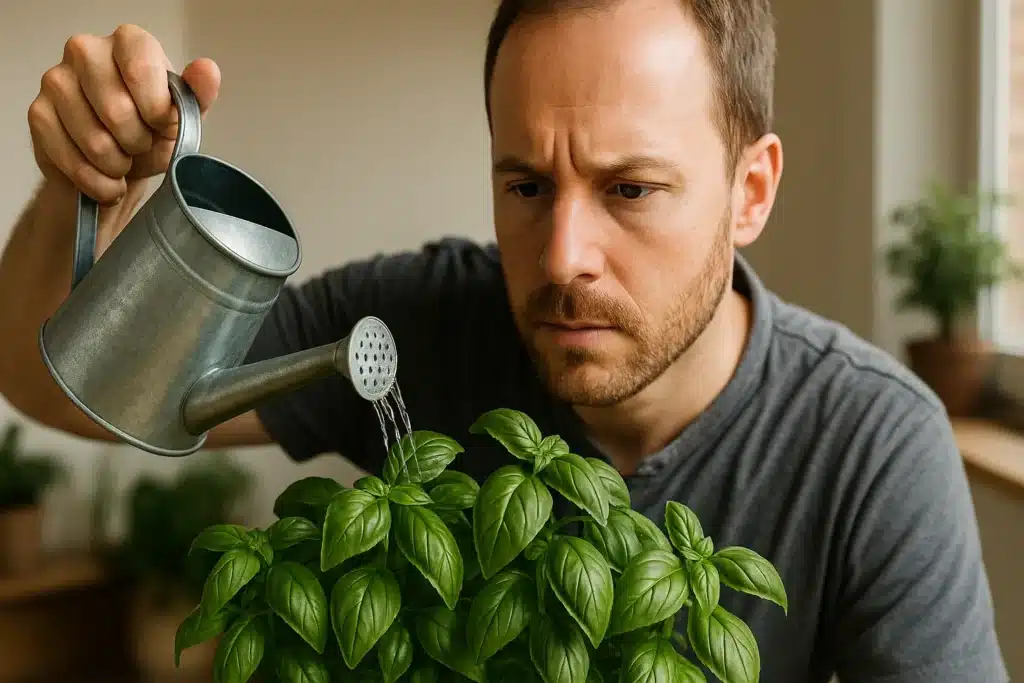 Manjericão - esse erro de rega pode matar sua planta aromática
