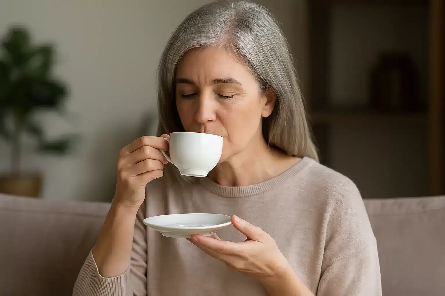 O chá nº 1 para aliviar os fogachos da menopausa veja como e quando tomar