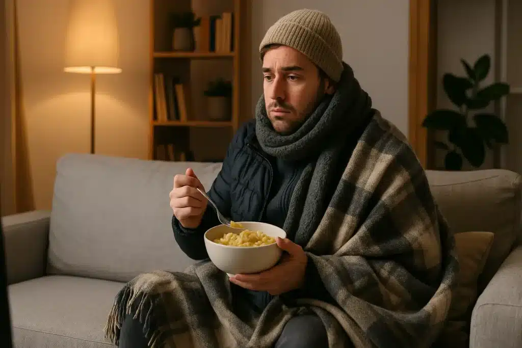 O frio pode fazer você engordar
