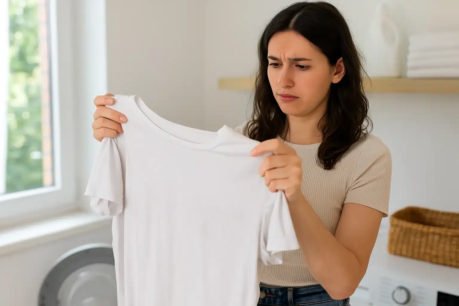 O que fazer quando a roupa branca sai cinza da máquina — solução simples e eficaz