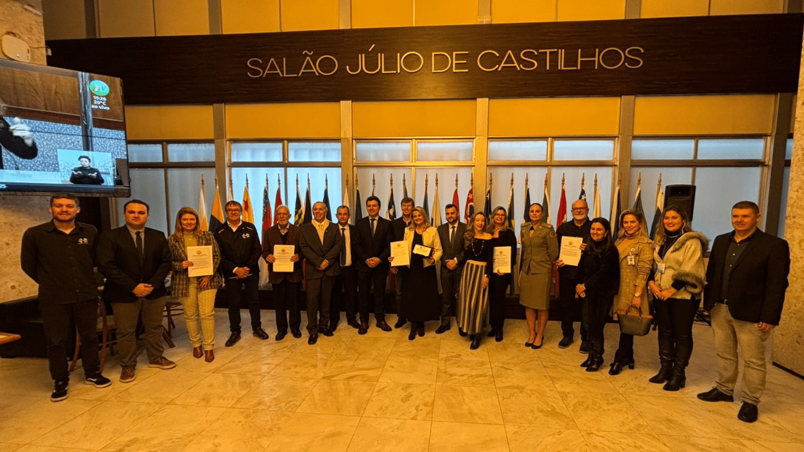 ACIC é homenageada na Assembleia Legislativa do RS pelos seus 90 anos