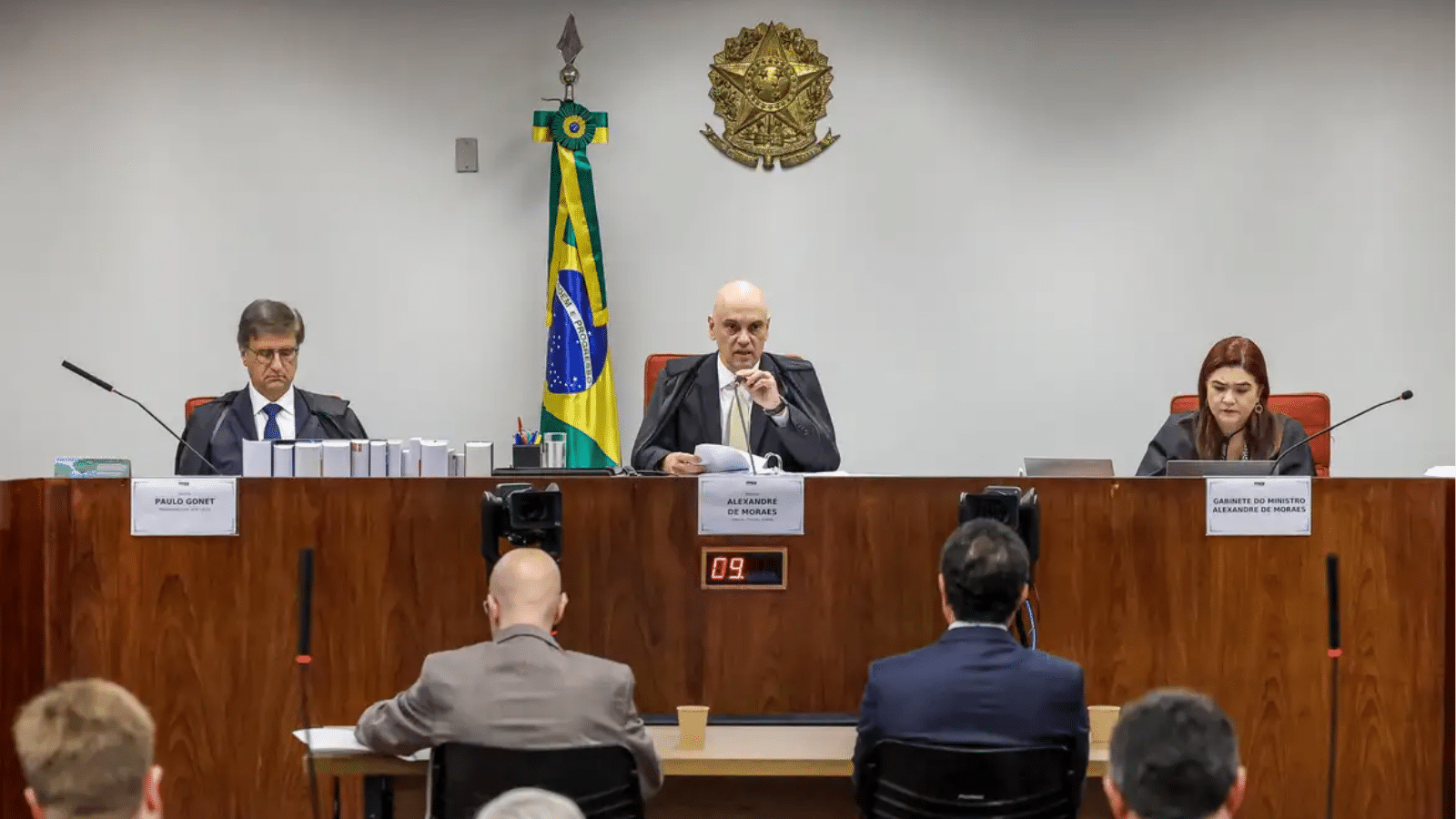 Moraes inicia interrogatório de Bolsonaro na ação da trama golpista