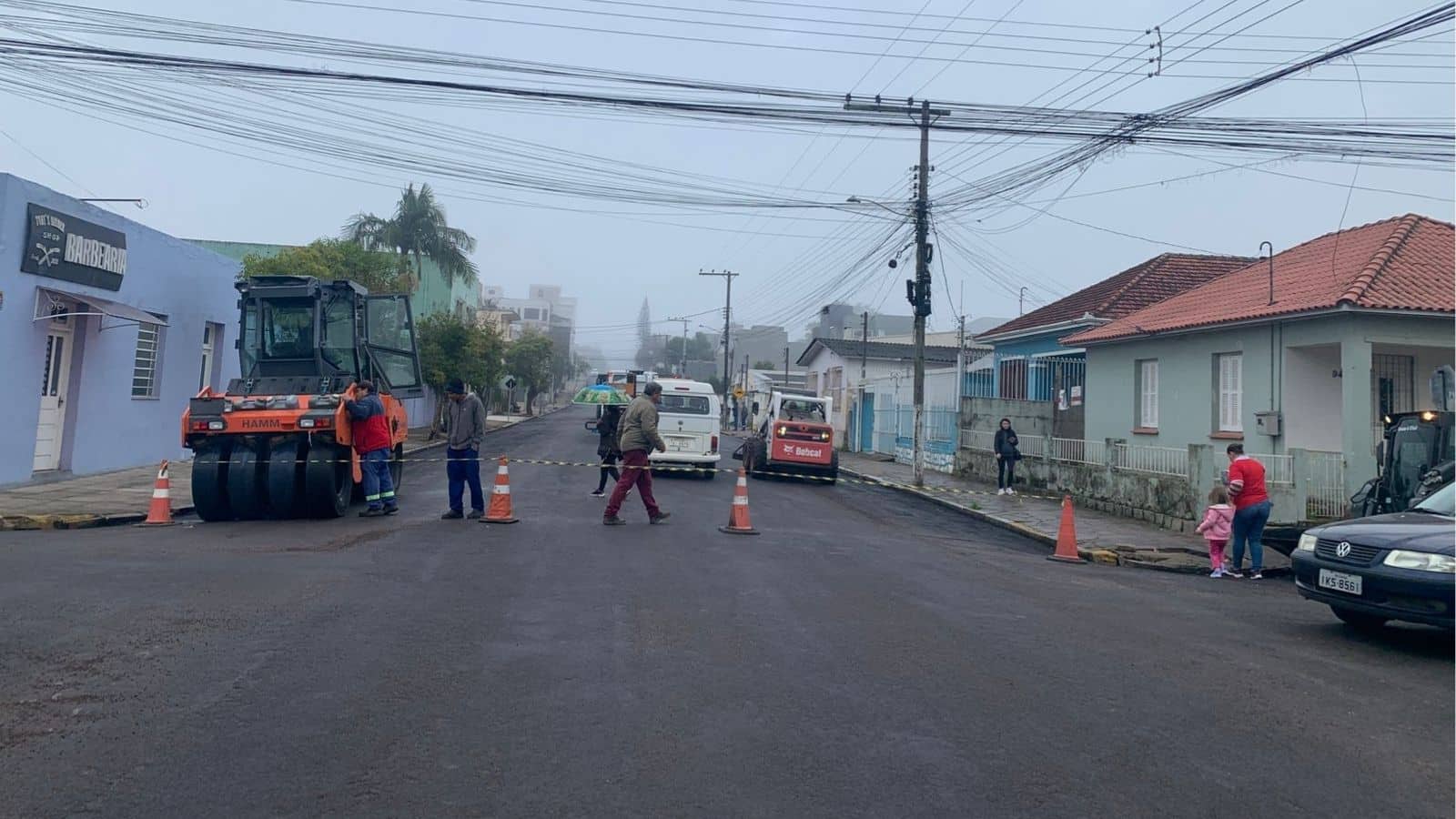 Obras de asfalto alteram o trânsito hoje em Camaquã