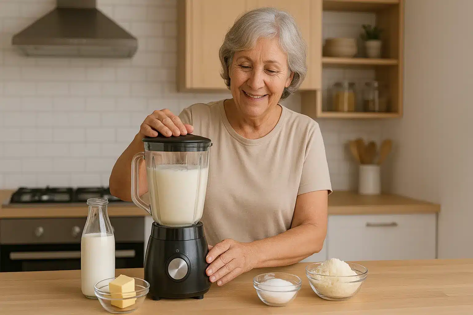 Requeijão de liquidificador caseiro, cremoso, barato e pronto em poucos minutos