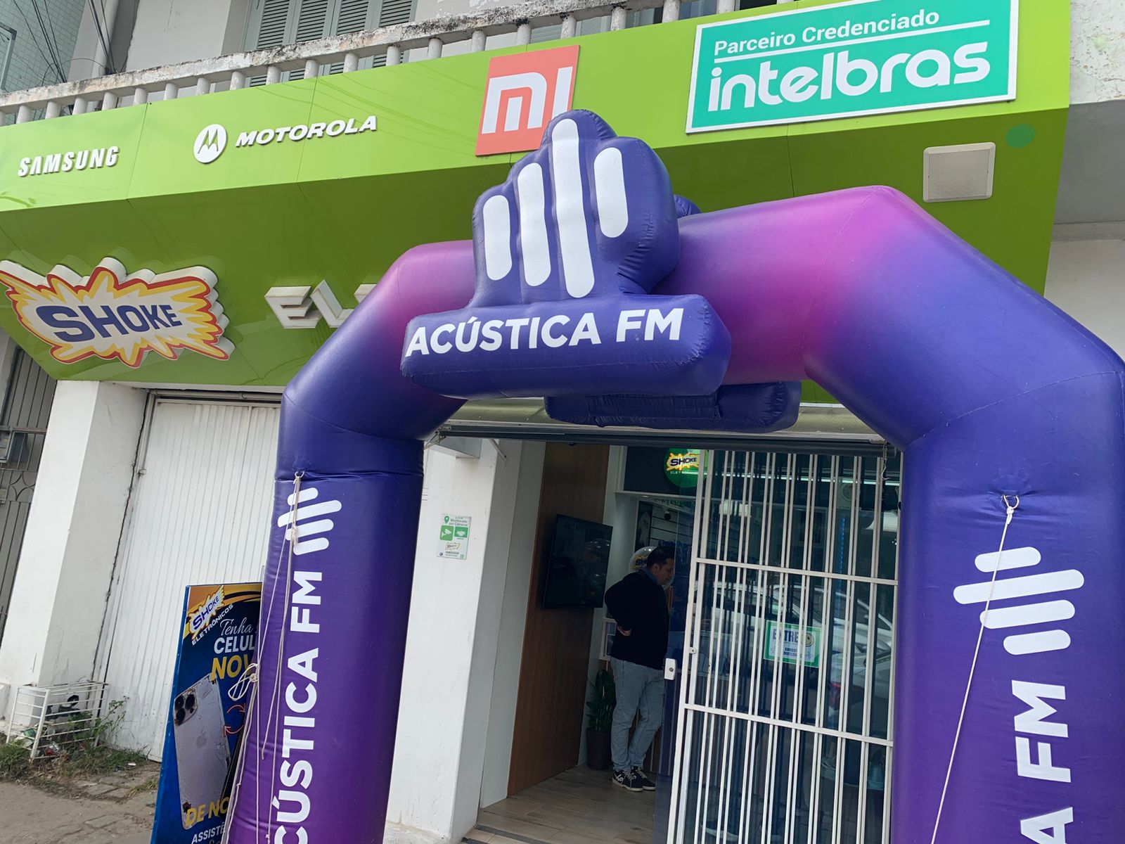 Shoke Eletrônicos reinaugura loja nesta segunda-feira (09) em Camaquã. Foto: Valério Weege | Acústica FM