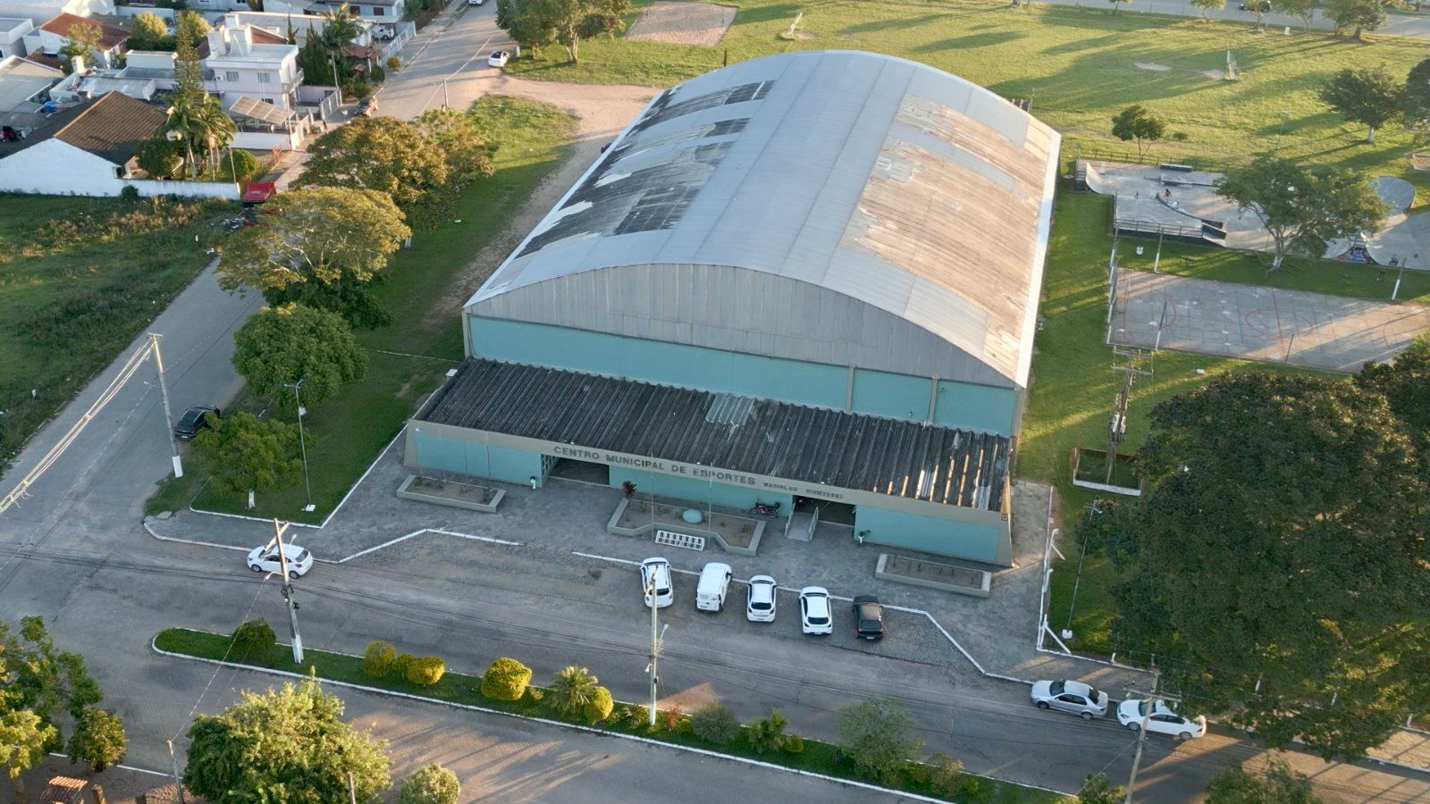 Ginásio de esportes em Camaquã receberá melhorias no telhado