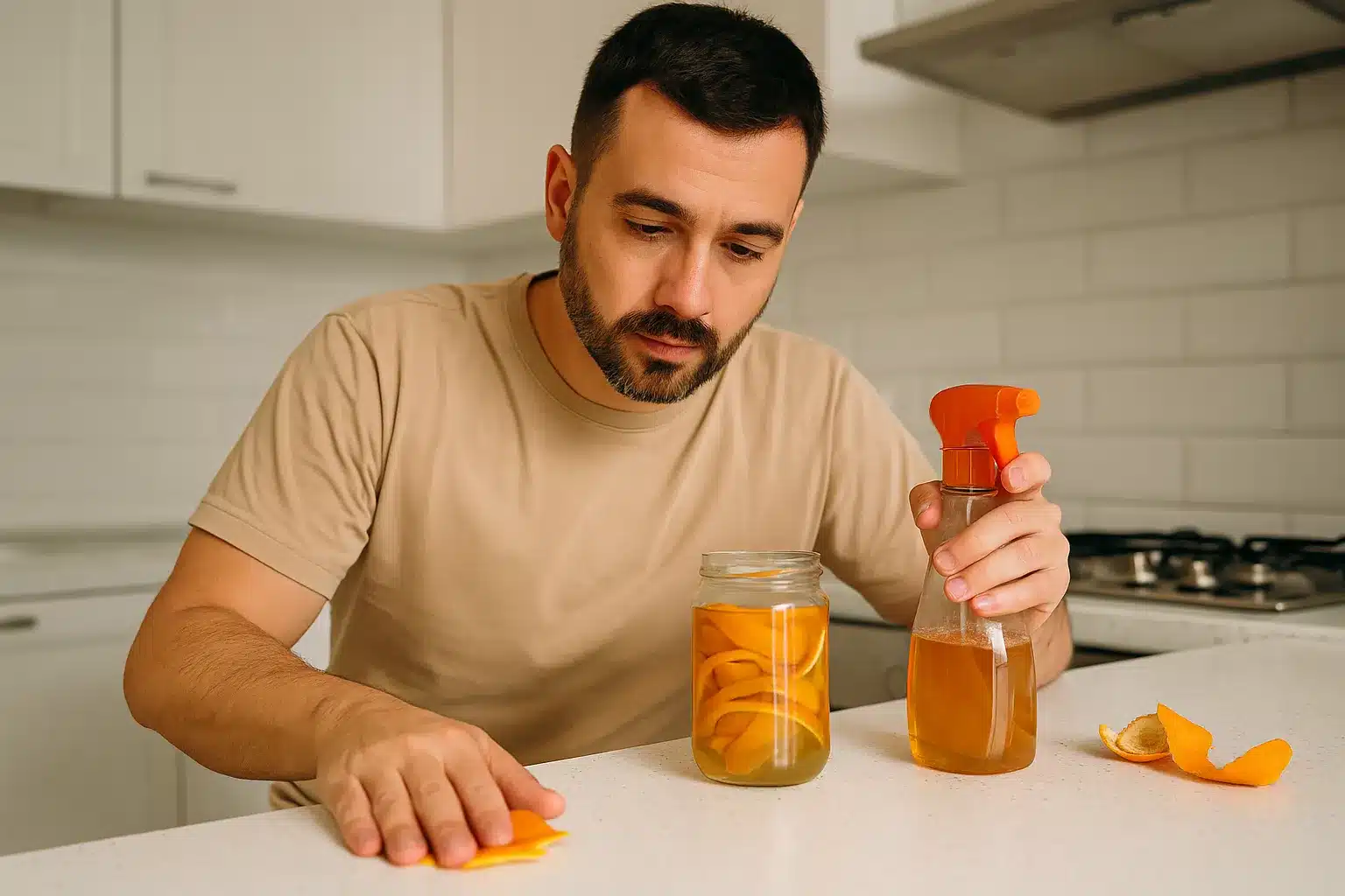 Como reaproveitar casca de laranja para limpar superfícies engorduradas