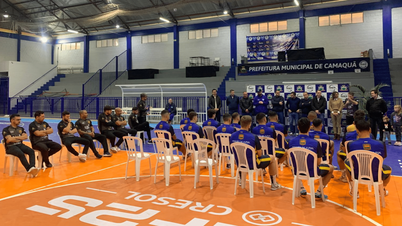 Prefeitura de Camaquã apresenta Seleção Municipal de Futsal neste sábado (05). Foto: Valério Weege | Acústica FM