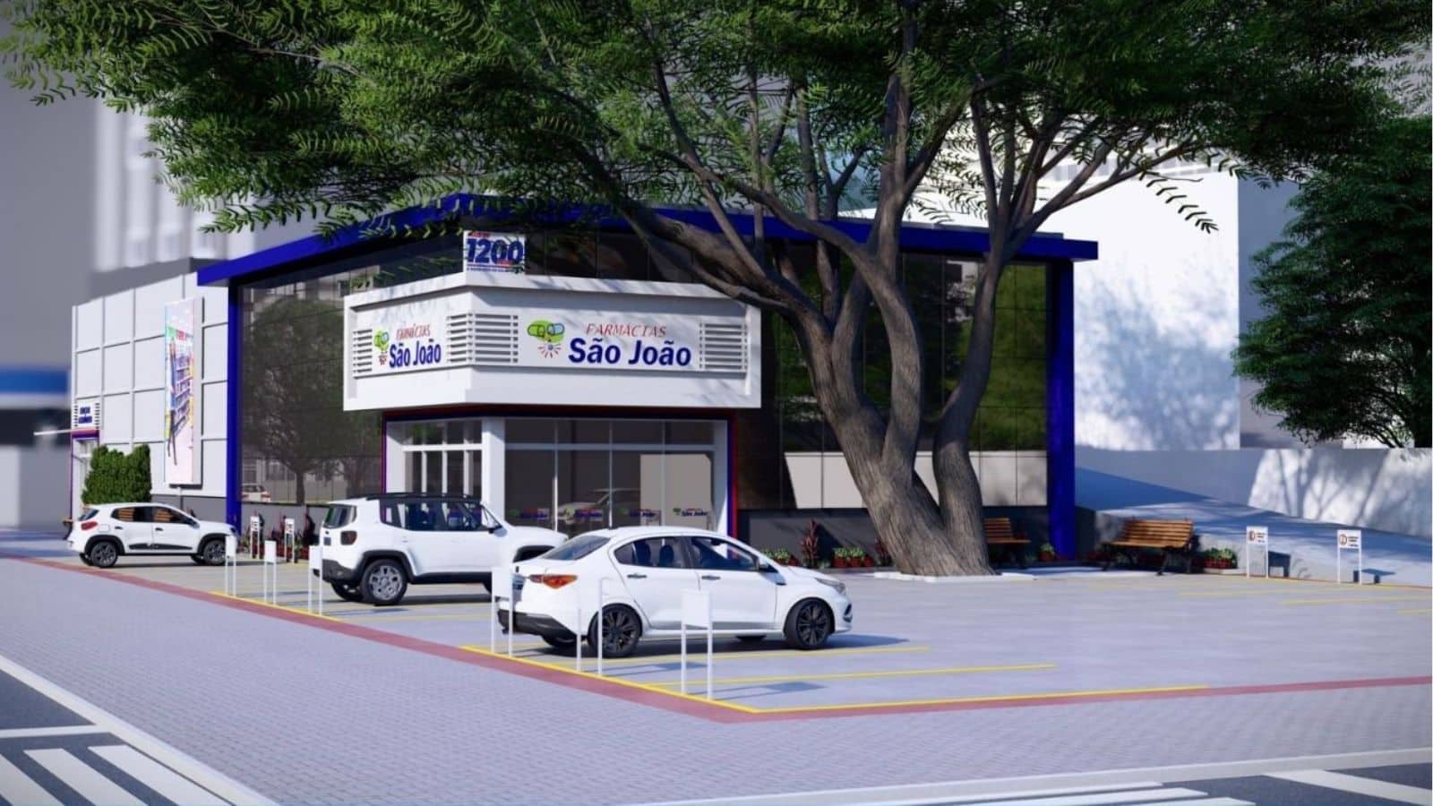 Loja 1200 da Rede São João será inaugurada no bairro Azenha em Porto Alegre. Foto: Divulgação/ Farmácias São João.