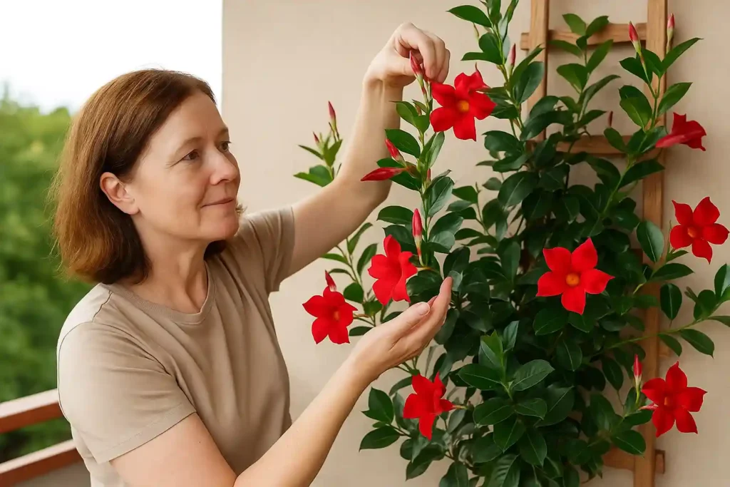 6 truques para ter mandevilla cheia de flores