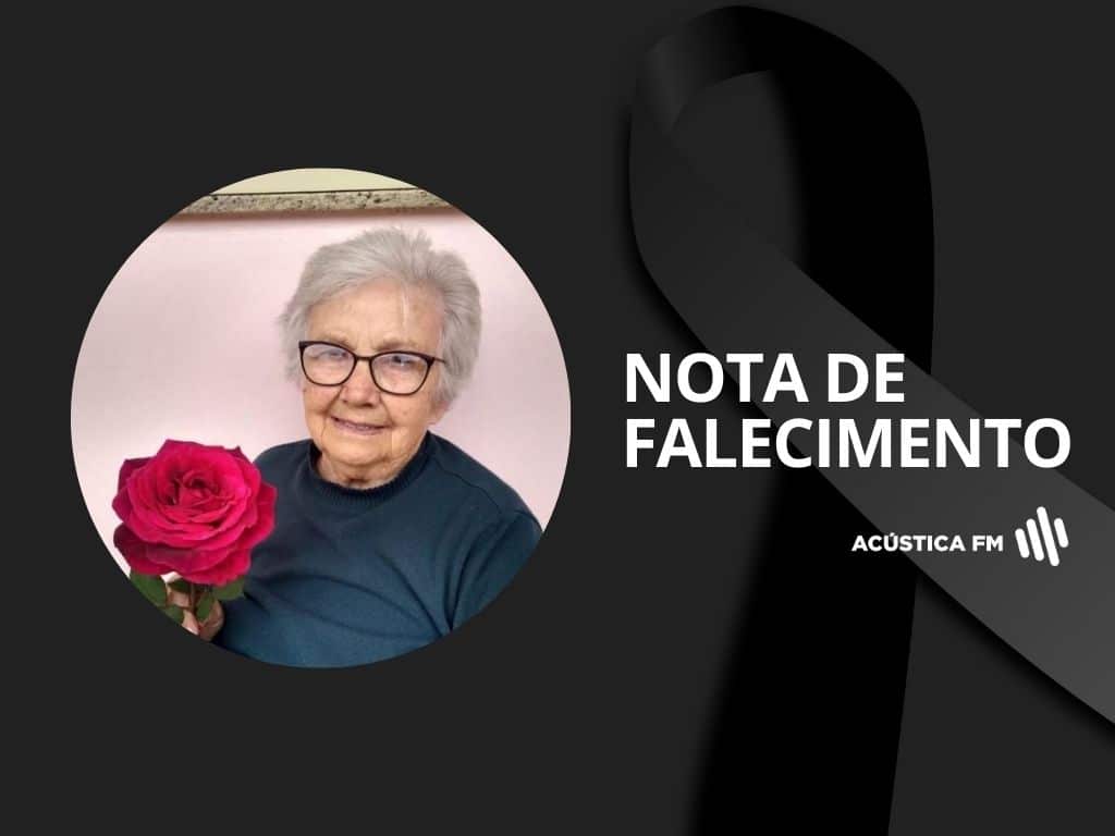 Nota de falecimento: Mercedes Niewierowska Gomes morre aos 90 anos