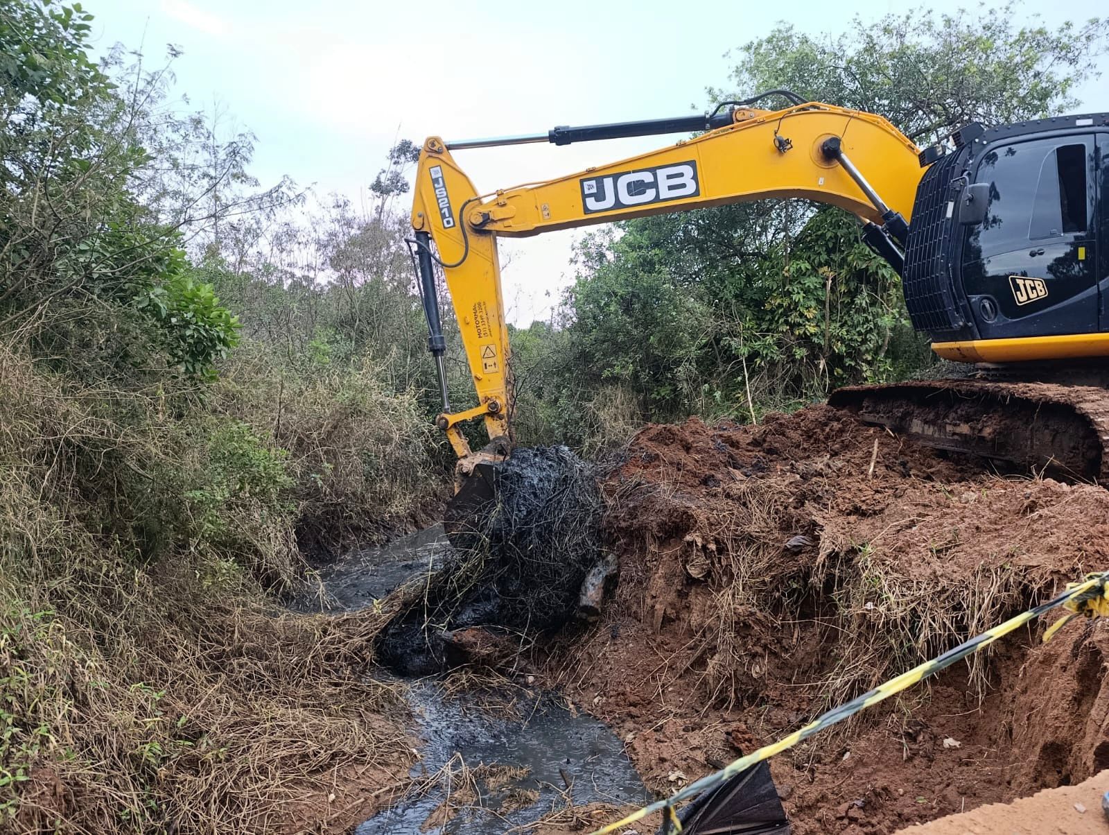 Ampliação da rede de esgoto busca reduzir alagamentos e melhorar saneamento básico de Camaquã. Foto: Prefeitura de Camaquã/Divulgação.