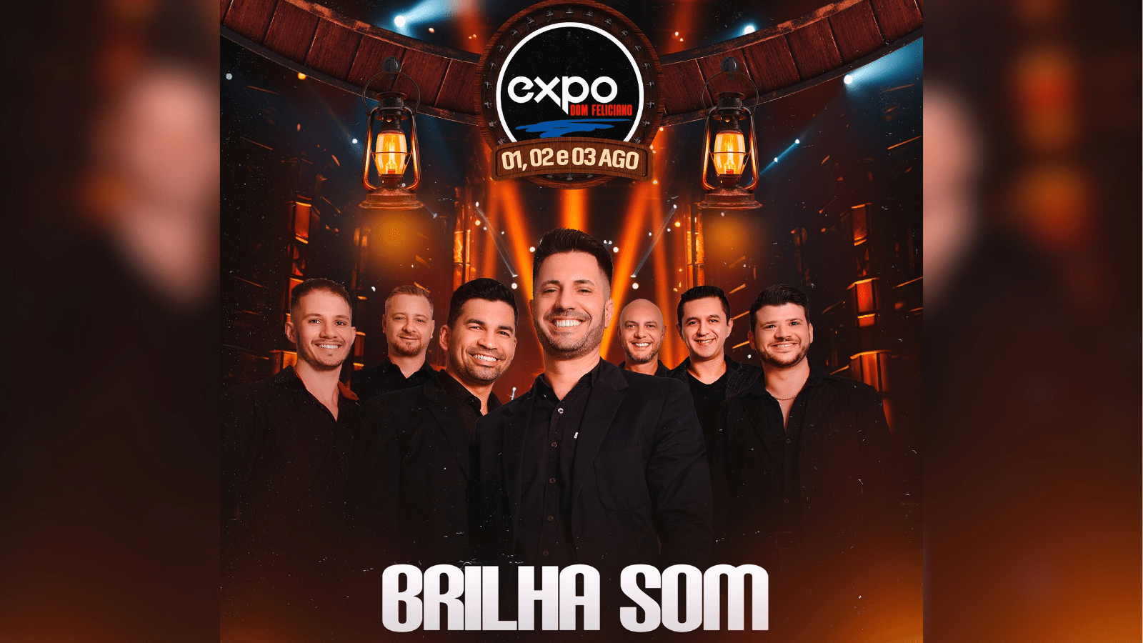 Expo Dom Feliciano abre programação musical com Banda Brilha Som