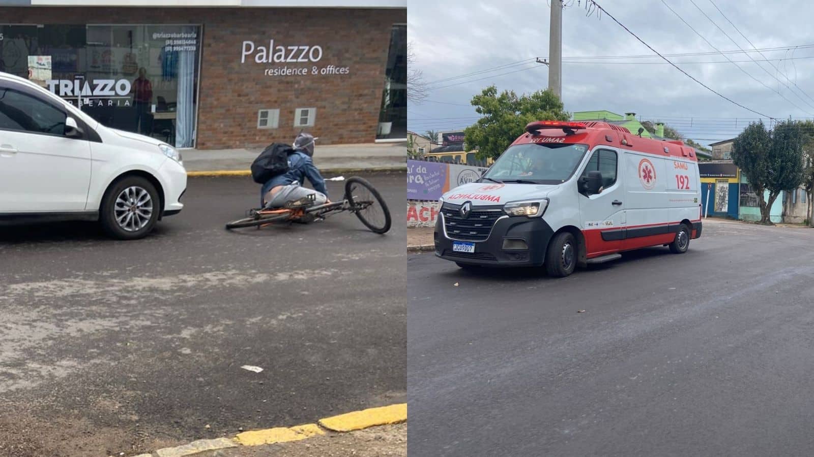 Cruzamento de Camaquã registra 02 acidentes em menos de uma hora
