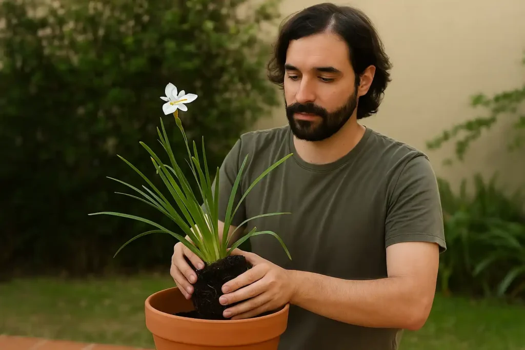 Plantar moreia em vaso e manter a floração no inverno