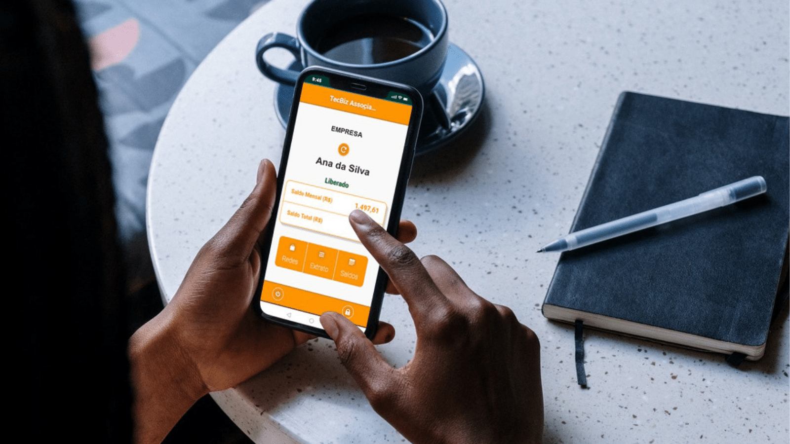 Empresário busca apoio de vereadores para receber dívida referente ao cartão TecBiz. Foto: Divulgação/TecBiz.