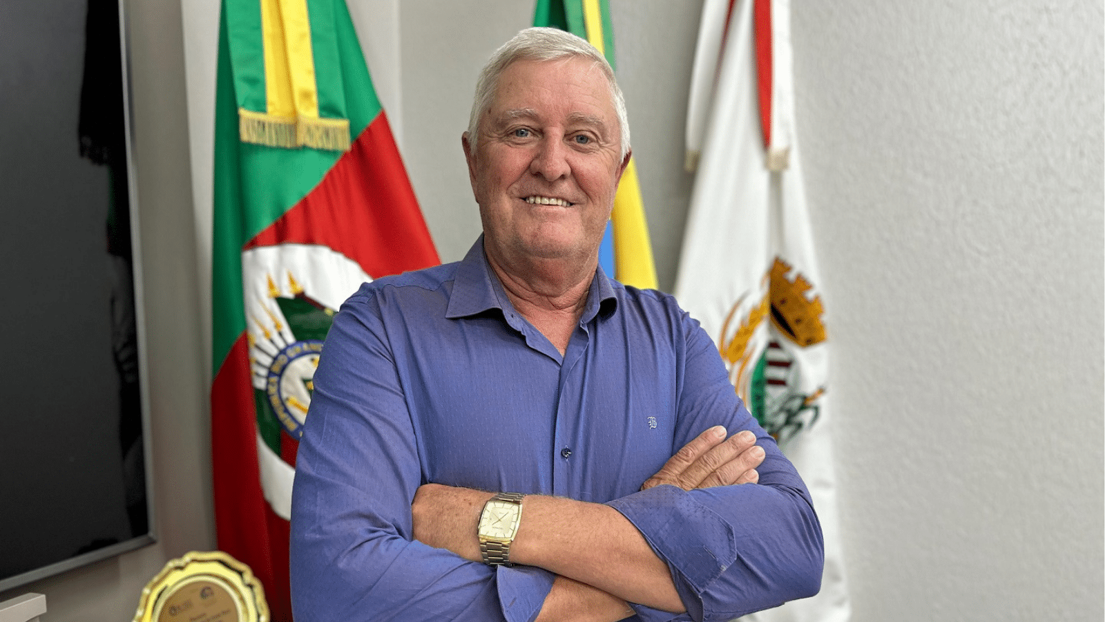 Hilson Jacobsen, agora ex-secretário de Infraestrutura de Camaquã. Foto: Prefeitura Municipal/Divulgação.