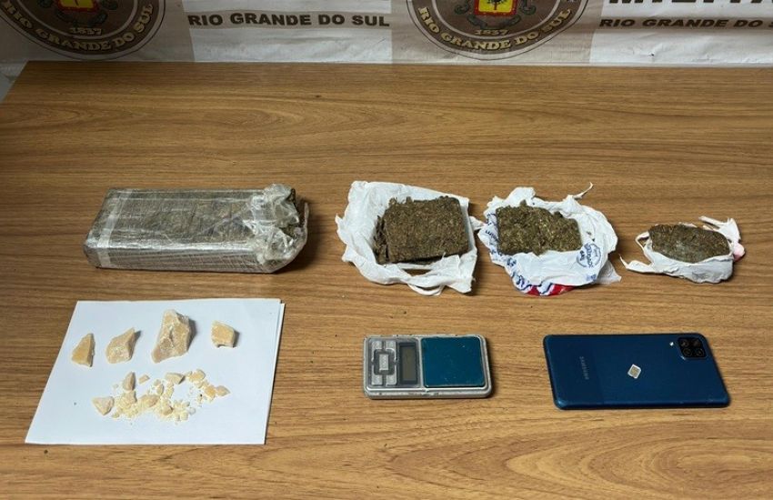 Força Tática apreende adolescente com drogas em Camaquã