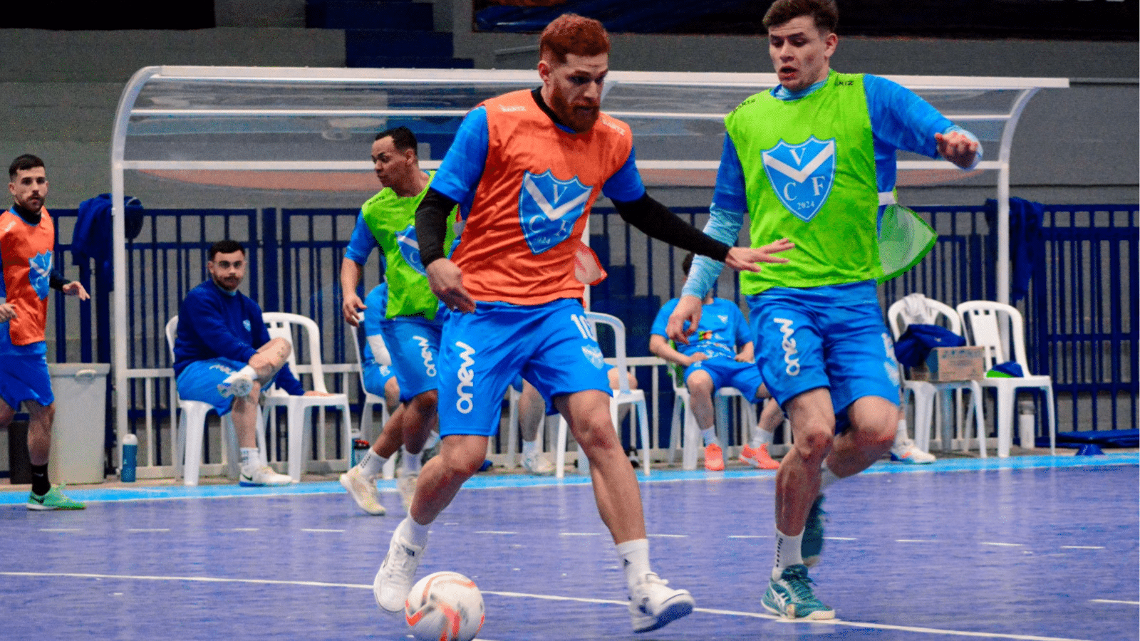 Vélez Camaquã enfrenta vice-líder Praia Clube pela LNF. Foto: ASCOM/Vélez Camaquã.