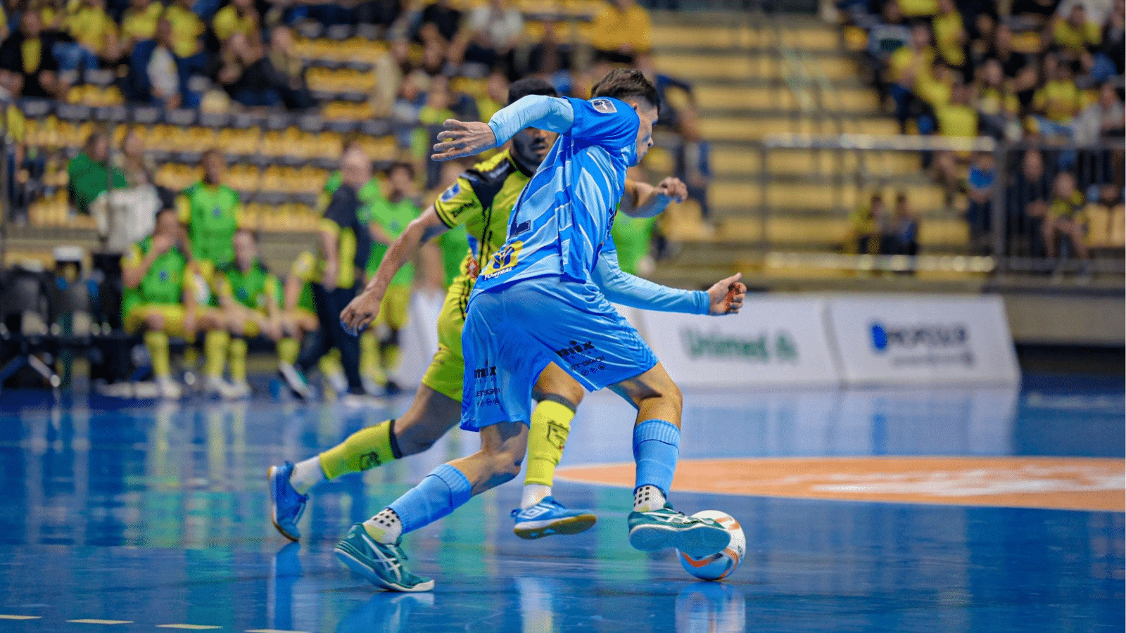 Jaraguá vira no fim e derrota Vélez pela LNF. Foto: Paulinho Sauer / Jaraguá Futsal.