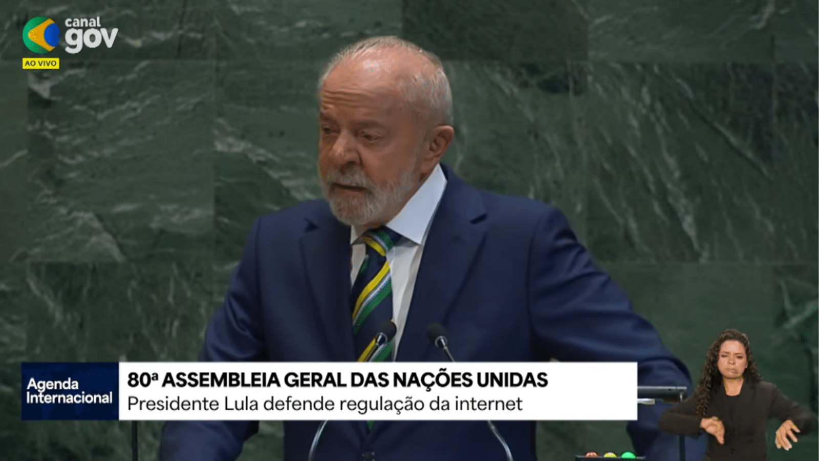 Lula discursa agora na ONU