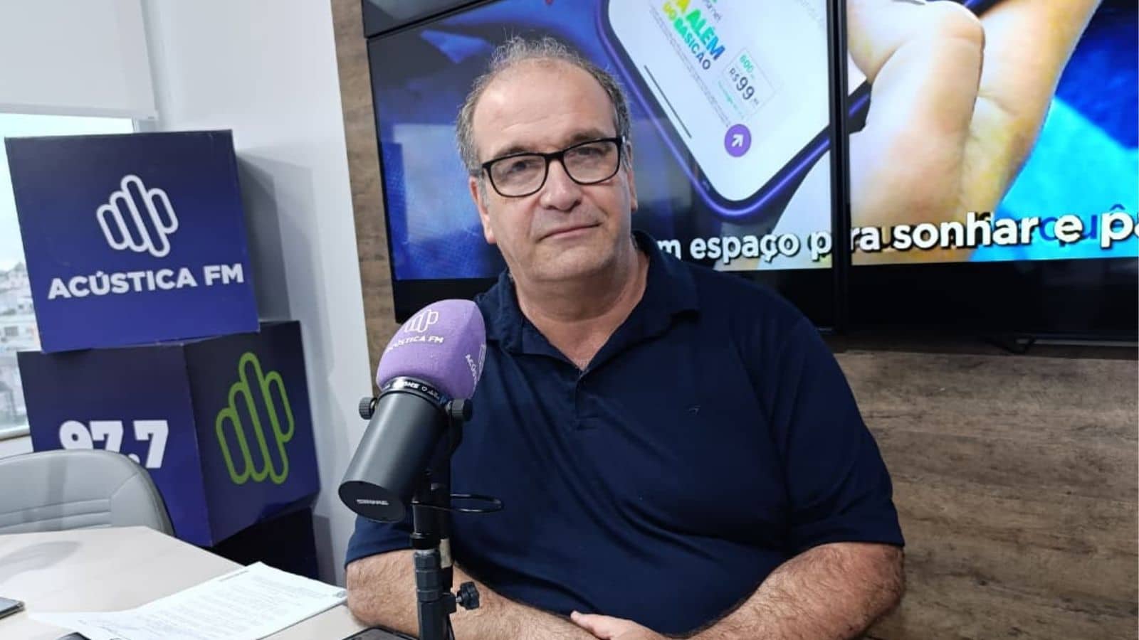 Representante sindical sugere grupo de estudo para regularizar motoristas autônomos em Camaquã. Foto: Pablo Bierhals/Rádio Acústica FM.