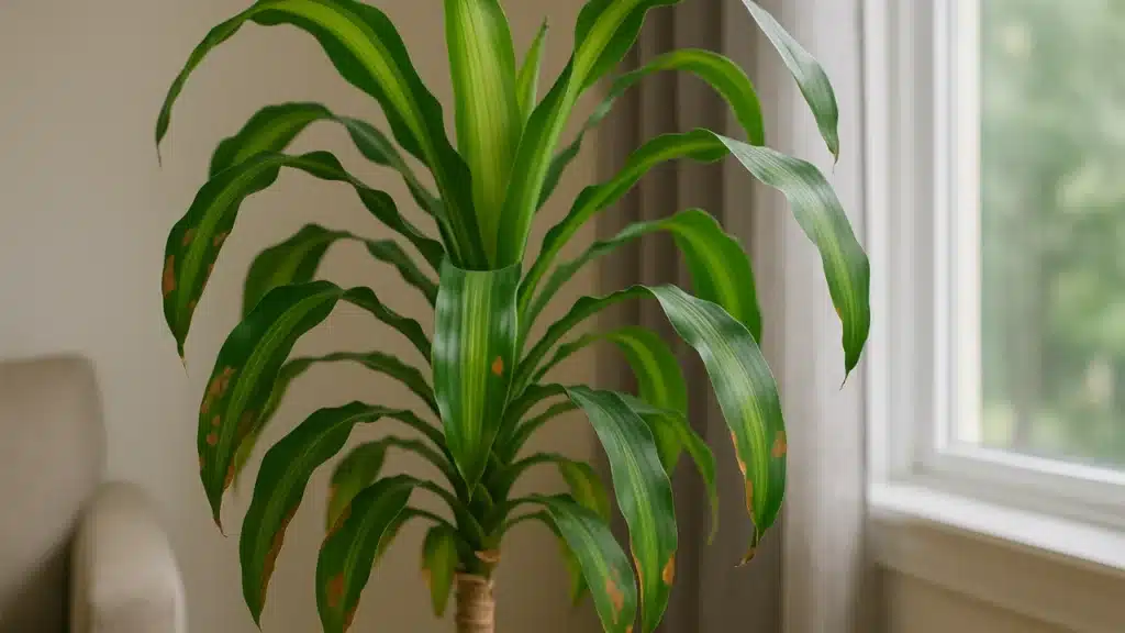 5 passos para recuperar a dracena e manter folhas verdes sem manchas