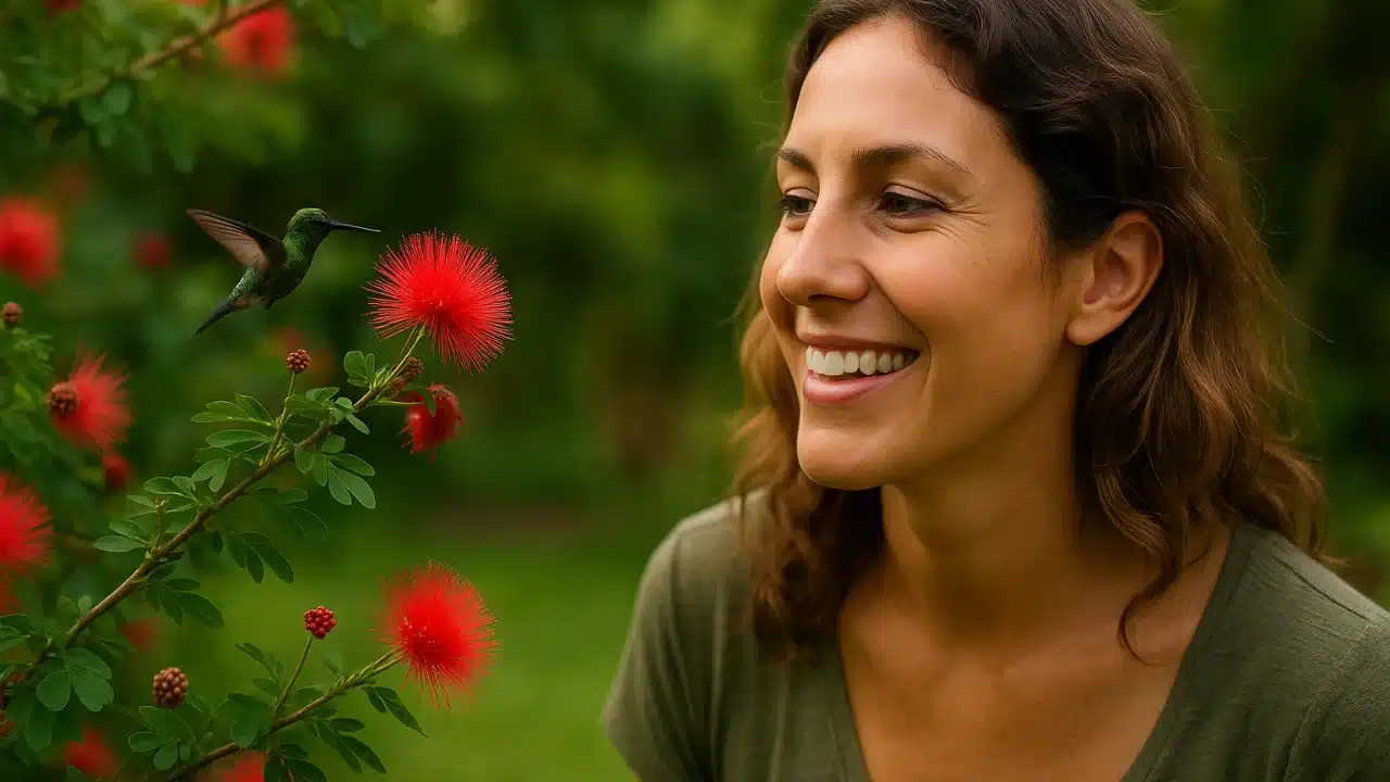 Caliandra 6 motivos para cultivar a flor vermelha que atrai beija-flores