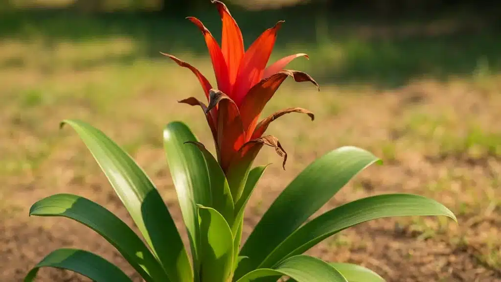 Erro de jardinagem: manter bromélia em sol direto queima flores em 48 horas