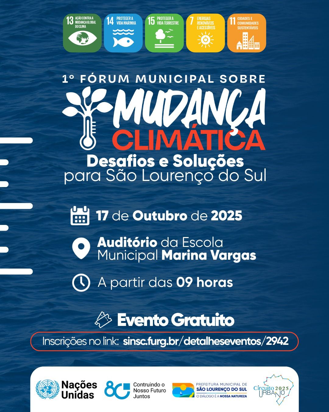 São Lourenço do Sul promove fórum para discutir ações contra as mudanças climáticas