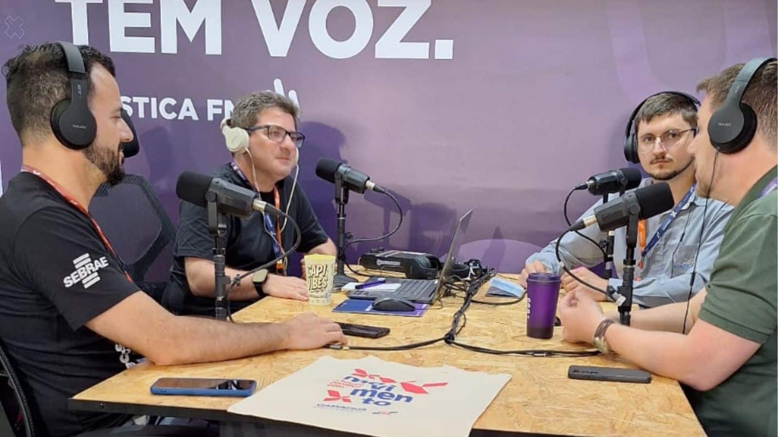 Entrevista de Luciano e Clayton durante o Camaquã Summit 2025