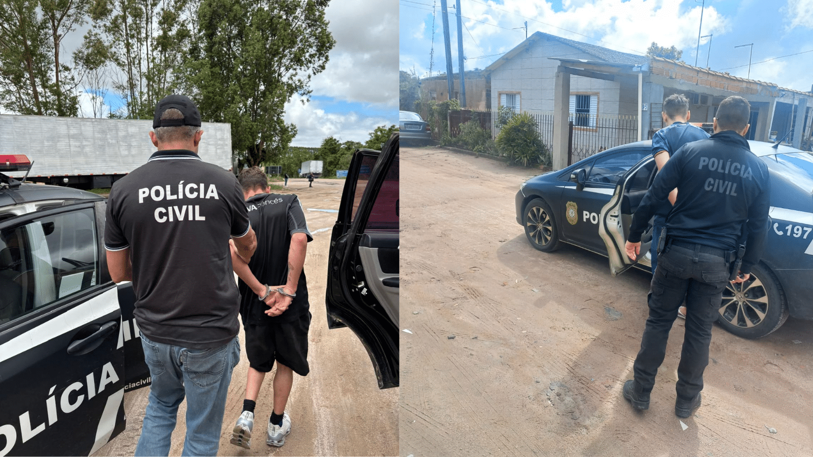 Polícia Civil prende indivíduos condenados por roubos a farmácias em Tapes