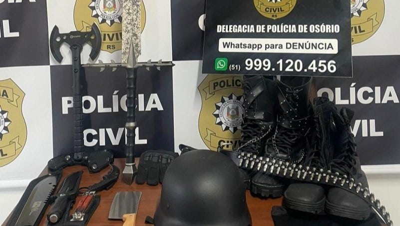 Polícia impede massacre em escola do RS