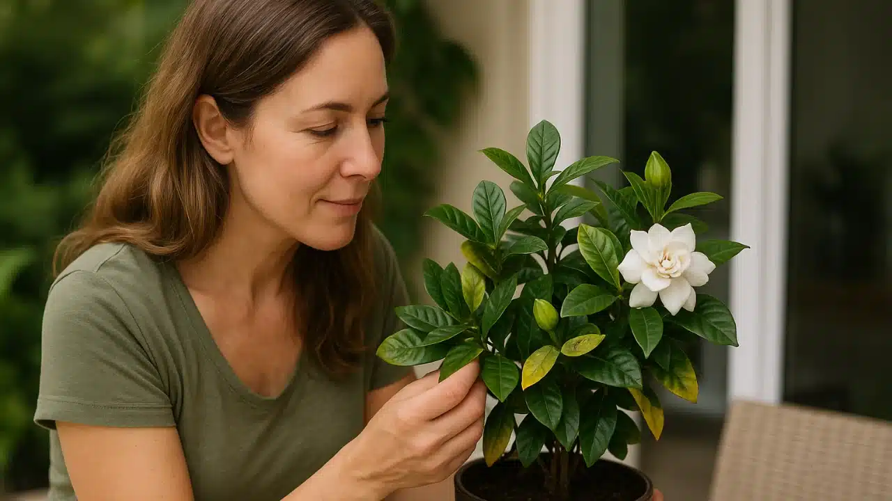 Gardênia 2 soluções para folhas amareladas e floração prejudicada