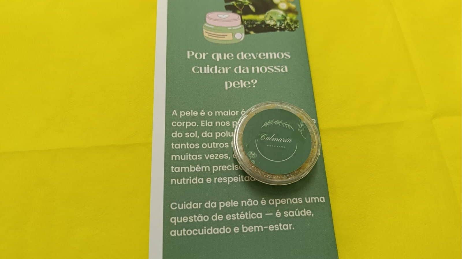 Gel hidratante com nanoquitosana e extrato de camomila