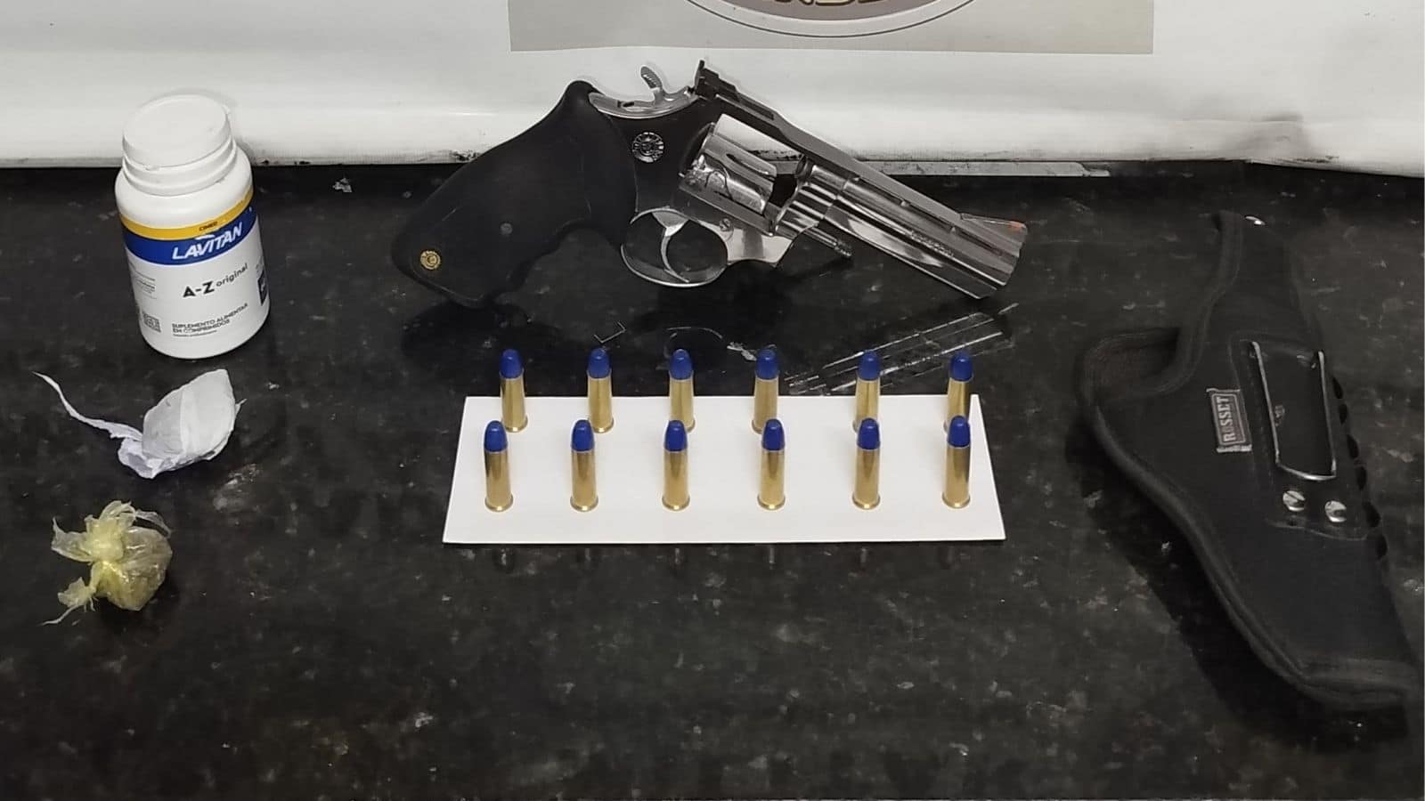 Denúncia sobre homem armado resulta em prisão em Camaquã. Foto: 30BPM/Divulgação.