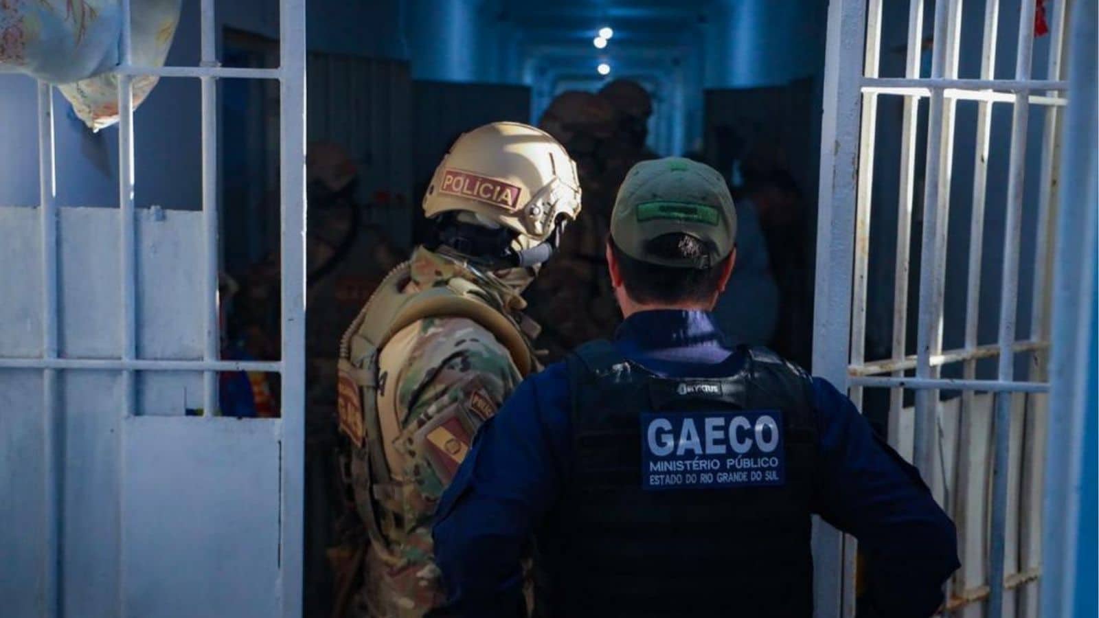 GAECO cumpre mandados em Camaquã em operação que investiga facção com R$ 107 milhões movimentados. Foto: MPRS/Divulgação.