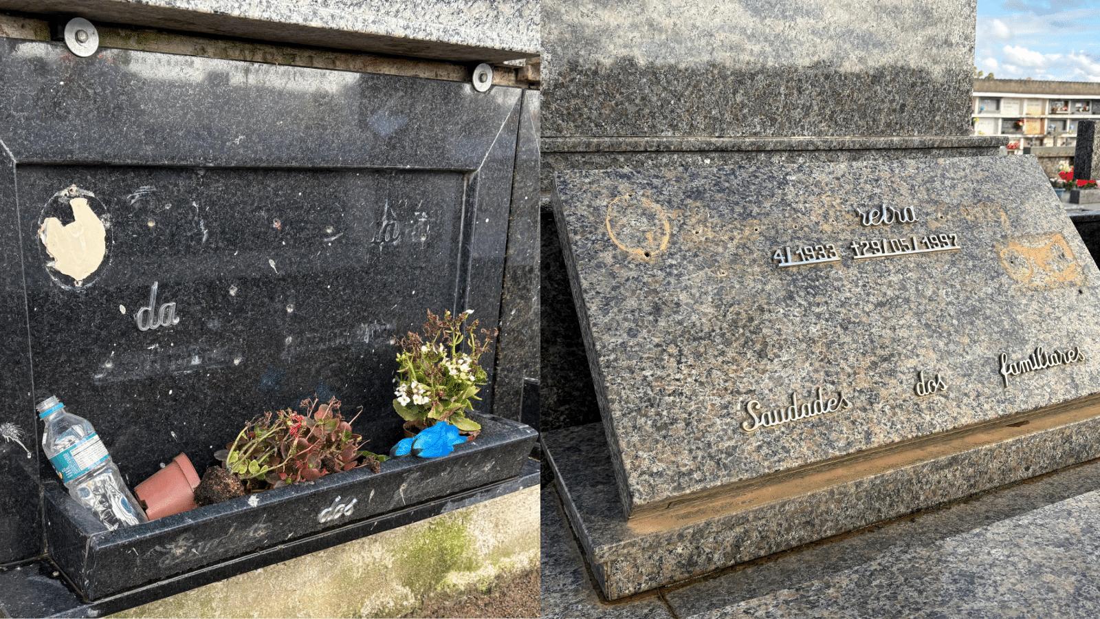 Vandalismo e furtos atingem túmulos no Cemitério Bom Pastor em Camaquã